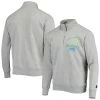 Starter Men's Heathered Gray Los Angeles Chargers Heisman Quarter-Zip Jacket 2 Starter Men's Heathered Gray Los Angeles Chargers Heisman Quarter-Zip Jacket -Mitchell & Ness store DSCO1140228875 1927