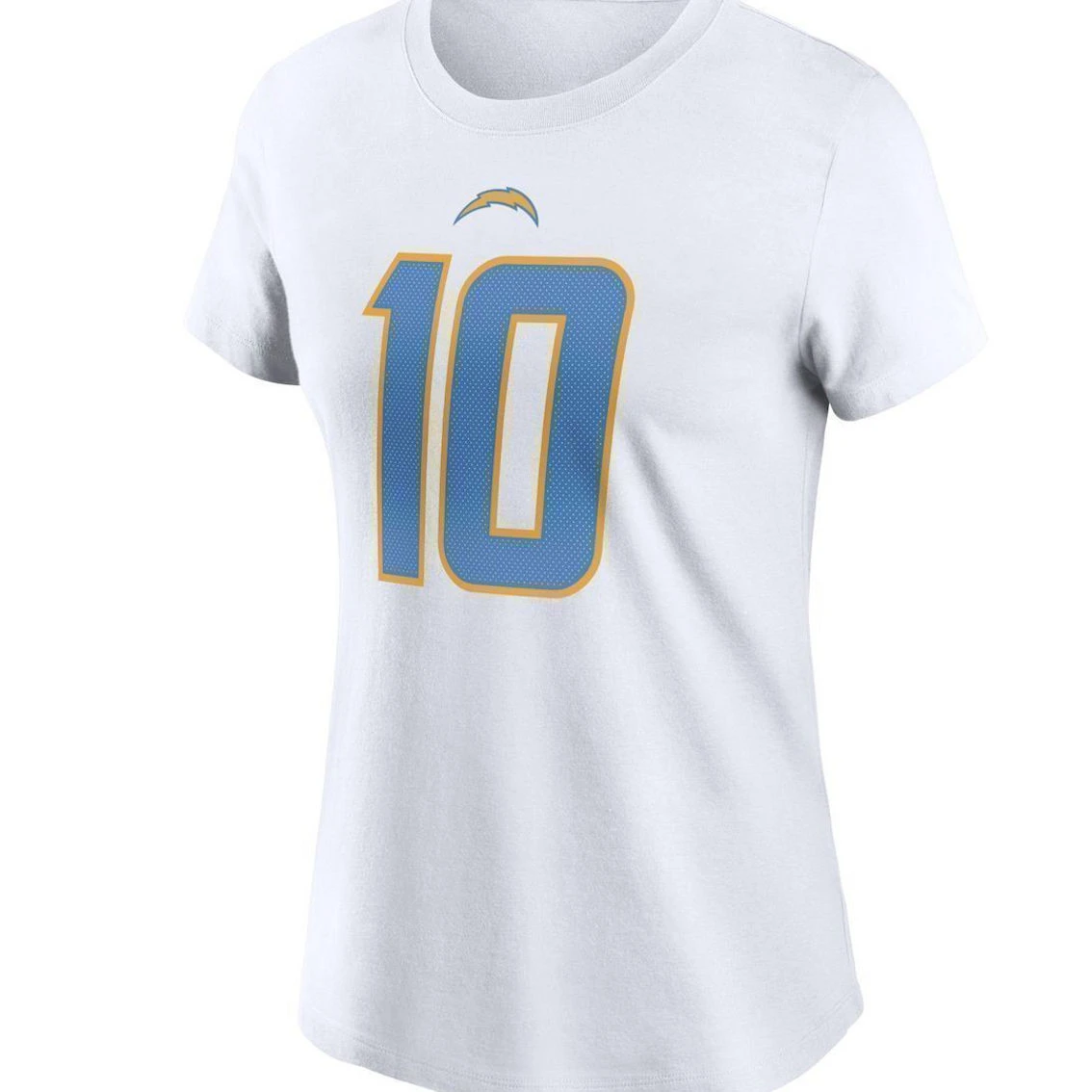 Nike Women's Justin Herbert White Los Angeles Chargers Player Name & Number T-Shirt 5 Nike Women's Justin Herbert White Los Angeles Chargers Player Name & Number T-Shirt - Image 3