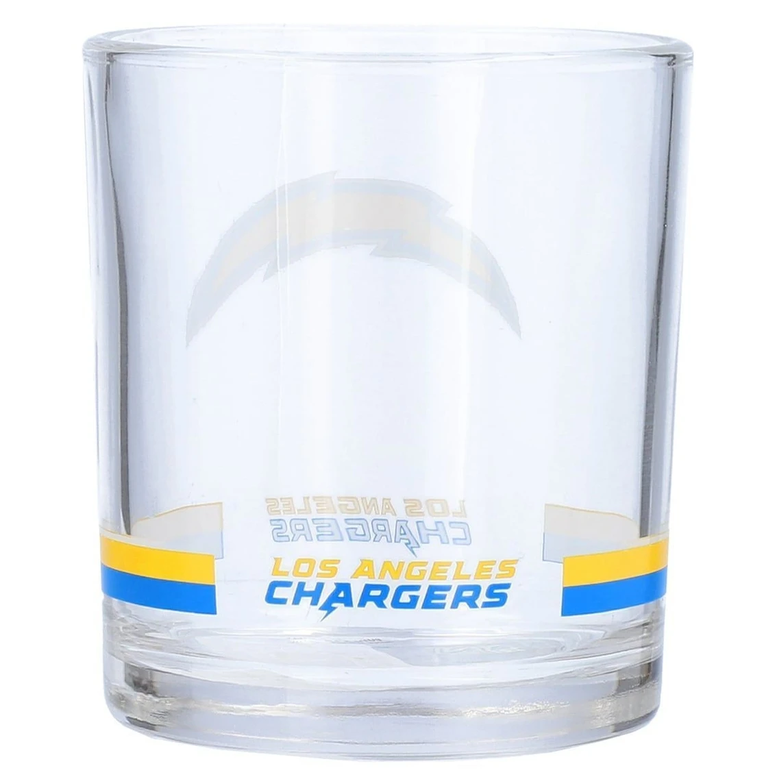 The Memory Company Los Angeles Chargers Banded Rocks Glass 5 The Memory Company Los Angeles Chargers Banded Rocks Glass - Image 3