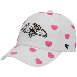 Toddler Girls '47 White Baltimore Ravens Surprise Clean Up Adjustable Hat