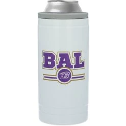 Logo Brands Baltimore Ravens 12oz. Letterman Slim Can Cooler