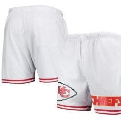 Pro Standard Men's White Kansas City Chiefs Mesh Shorts