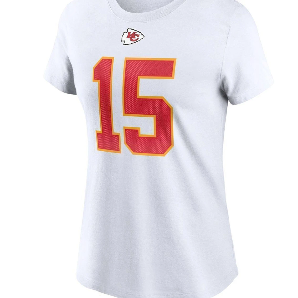 Nike Women's Patrick Mahomes White Kansas City Chiefs Player Name & Number T-Shirt 5 Nike Women's Patrick Mahomes White Kansas City Chiefs Player Name & Number T-Shirt - Image 3