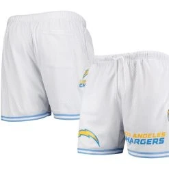 Pro Standard Men's White Los Angeles Chargers Mesh Shorts