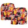 FOCO Men's Red/Gold Kansas City Chiefs Geo Print Swim Trunks