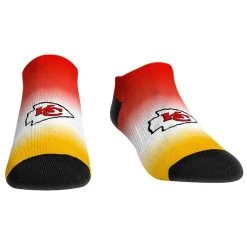 Women's Rock Em Socks Kansas City Chiefs Dip-Dye Ankle Socks
