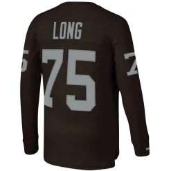 Mitchell & Ness Men's Howie Long Black Los Angeles Raiders Throwback Retired Player Name & Number Long Sleeve Top 8 Mitchell & Ness Men's Howie Long Black Los Angeles Raiders Throwback Retired Player Name & Number Long Sleeve Top -Mitchell & Ness store DSCO1142446680 1007 ALT3