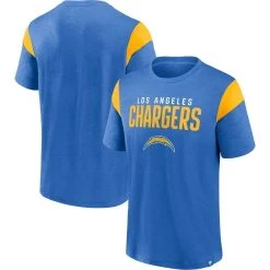 Fanatics Branded Men's Powder Blue Los Angeles Chargers Home Stretch Team T-Shirt