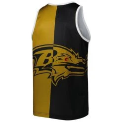 Mitchell & Ness Men's Ray Lewis Black/Gold Baltimore Ravens Retired Player Graphic Tank Top -Mitchell & Ness store DSCO1144829752 1007 ALT3