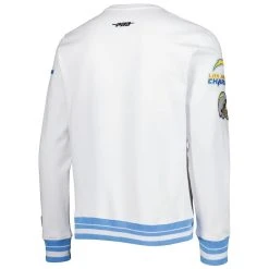 Pro Standard LA Chargers White Mash Up Pullover Sweatshirt -Mitchell & Ness store DSCO1144925001 3550 ALT3