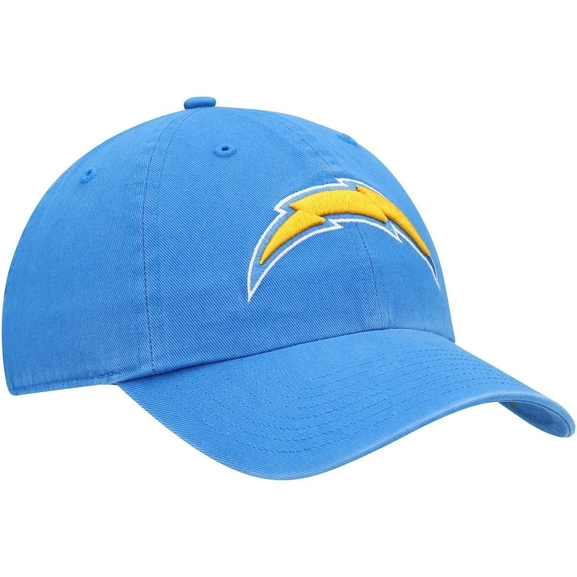 '47 Men's Powder Blue Los Angeles Chargers Clean Up Primary Logo Adjustable Hat 6 '47 Men's Powder Blue Los Angeles Chargers Clean Up Primary Logo Adjustable Hat - Image 4