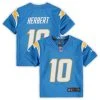 Nike Preschool Justin Herbert Powder Blue Los Angeles Chargers Game Jersey