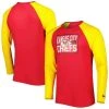 New Era Men's Red Kansas City Chiefs Current Raglan Long Sleeve T-Shirt