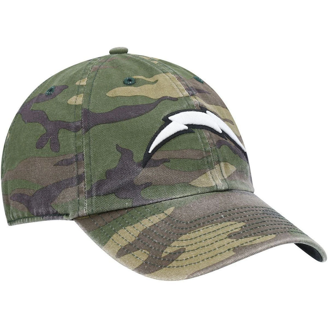 '47 Men's Camo Los Angeles Chargers Woodland Clean Up Adjustable Hat 6 '47 Men's Camo Los Angeles Chargers Woodland Clean Up Adjustable Hat - Image 4