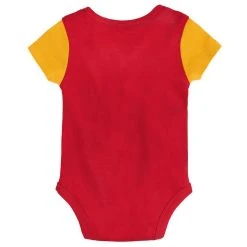 Outerstuff Newborn & Infant Red/Gold Kansas City Chiefs Little Champ Three-Piece Bodysuit Bib & Booties Set -Mitchell & Ness store DSCO1146146580 2910 ALT3