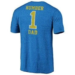 Men's Fanatics Branded Heathered Navy Los Angeles Chargers Greatest Dad Retro Tri-Blend T-Shirt -Mitchell & Ness store DSCO1146288777 SXT5 ALT3