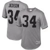 Mitchell & Ness Men's Bo Jackson Gray Los Angeles Raiders Retired Player Name & Number Mesh Top 2 Mitchell & Ness Men's Bo Jackson Gray Los Angeles Raiders Retired Player Name & Number Mesh Top -Mitchell & Ness store DSCO1146289097 1927