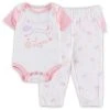 Outerstuff Girls Newborn & Infant White Los Angeles Chargers Spreading Love Bodysuit And Tutu Leggings Set