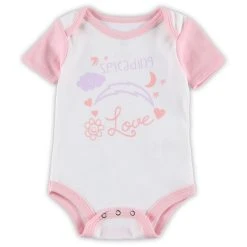 Outerstuff Girls Newborn & Infant White Los Angeles Chargers Spreading Love Bodysuit And Tutu Leggings Set -Mitchell & Ness store DSCO1146346557 3550 ALT2