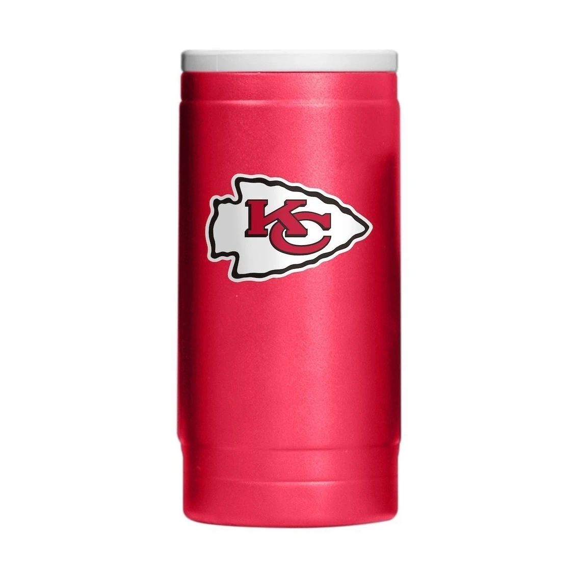 Logo Brands Kansas City Chiefs 12oz. Flipside Powdercoat Slim Can Cooler 4 Logo Brands Kansas City Chiefs 12oz. Flipside Powdercoat Slim Can Cooler - Image 2