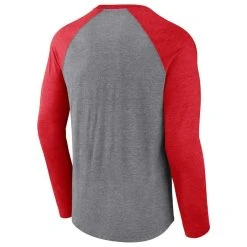 Fanatics Branded Men's Heathered Gray/Heathered Red Kansas City Chiefs Weekend Casual Raglan Long Sleeve T-Shirt 9 Fanatics Branded Men's Heathered Gray/Heathered Red Kansas City Chiefs Weekend Casual Raglan Long Sleeve T-Shirt -Mitchell & Ness store DSCO1146831740 FJad ALT3