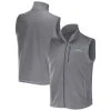 NFL X Darius Rucker Collection By Fanatics Men's Gray Los Angeles Chargers Polar Fleece Full-Zip Vest