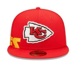 New Era Men's Red Kansas City Chiefs Side Split 59FIFTY Fitted Hat 8 New Era Men's Red Kansas City Chiefs Side Split 59FIFTY Fitted Hat -Mitchell & Ness store DSCO1147089069 2910 ALT2
