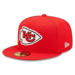 New Era Men's Red Kansas City Chiefs Side Split 59FIFTY Fitted Hat 9 New Era Men's Red Kansas City Chiefs Side Split 59FIFTY Fitted Hat -Mitchell & Ness store DSCO1147089069 2910 ALT3