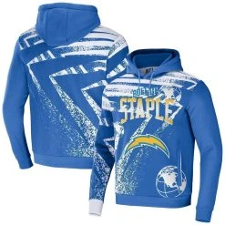 Staple Men's NFL X Blue Los Angeles Chargers All Over Print Pullover Hoodie