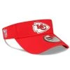 New Era Men's Red Kansas City Chiefs 2022 Sideline Adjustable Visor -Mitchell & Ness store DSCO1147414756 2910