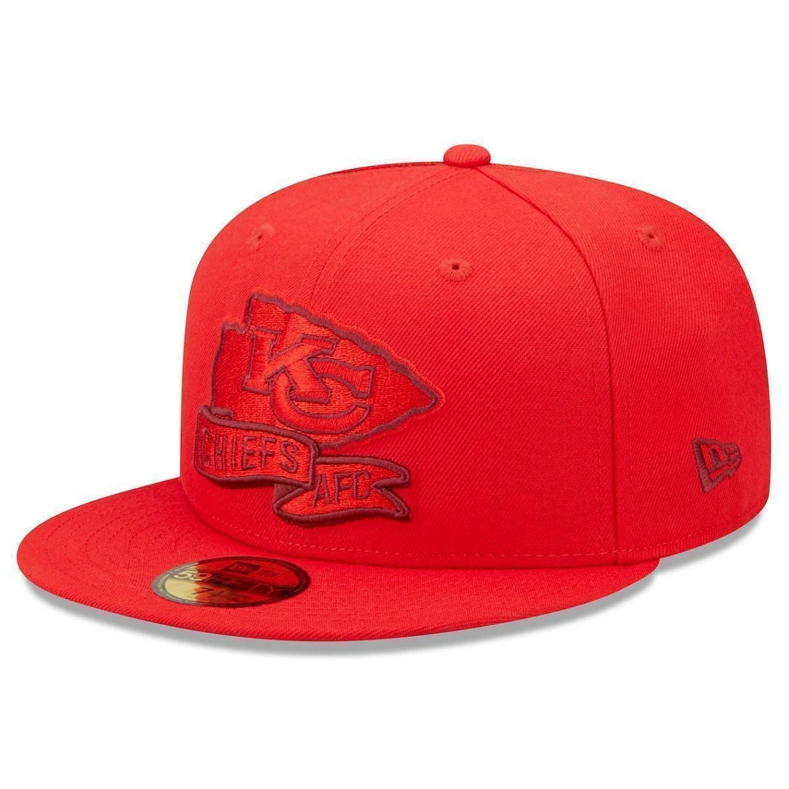 New Era Men's Red Kansas City Chiefs Tonal 2022 Sideline 59FIFTY Fitted Hat 6 New Era Men's Red Kansas City Chiefs Tonal 2022 Sideline 59FIFTY Fitted Hat - Image 4