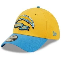 New Era Men's Gold/Blue Los Angeles Chargers 2022 Sideline 39THIRTY Flex Hat 9 New Era Men's Gold/Blue Los Angeles Chargers 2022 Sideline 39THIRTY Flex Hat -Mitchell & Ness store DSCO1147415040 1853 ALT3