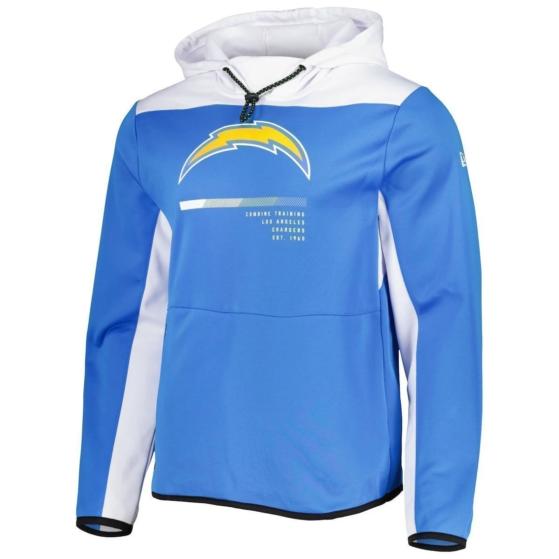 New Era Men's Powder Blue Los Angeles Chargers Combine Authentic Hard Hitter Pullover Hoodie 5 New Era Men's Powder Blue Los Angeles Chargers Combine Authentic Hard Hitter Pullover Hoodie - Image 3
