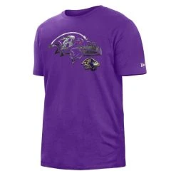 New Era Men's Purple Baltimore Ravens 2022 Sideline Ink Dye T-Shirt -Mitchell & Ness store DSCO1147987583 2729 ALT2