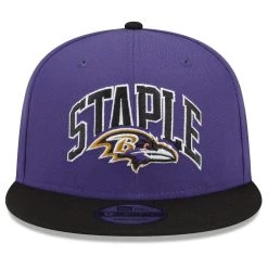 New Era X Staple Men's New Era Purple/Black Baltimore Ravens NFL X Staple Collection 9FIFTY Snapback Adjustable Hat 8 New Era X Staple Men's New Era Purple/Black Baltimore Ravens NFL X Staple Collection 9FIFTY Snapback Adjustable Hat -Mitchell & Ness store DSCO1148301006 2729 ALT2