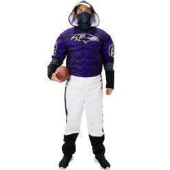 Jerry Leigh Men's Purple Baltimore Ravens Game Day Costume
