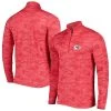 Antigua Men's Red Kansas City Chiefs Brigade Quarter-Zip Sweatshirt -Mitchell & Ness store DSCO1148301367 2910