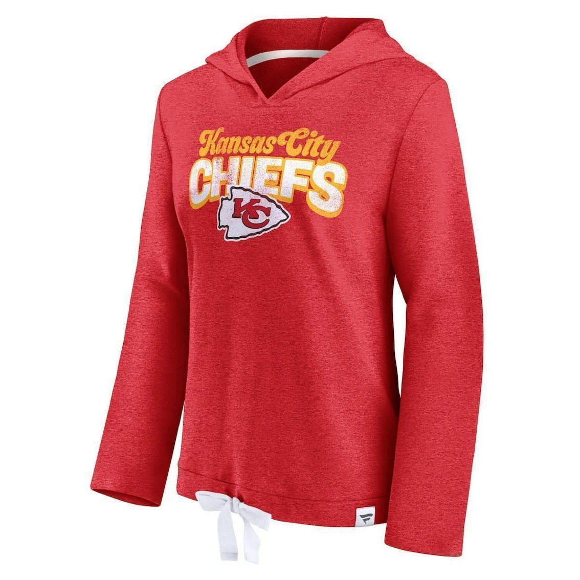 Women's Fanatics Branded Heathered Red Kansas City Chiefs First Team Flowy Pullover Hoodie 5 Women's Fanatics Branded Heathered Red Kansas City Chiefs First Team Flowy Pullover Hoodie - Image 3