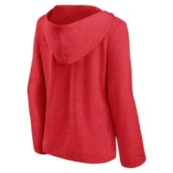 Women's Fanatics Branded Heathered Red Kansas City Chiefs First Team Flowy Pullover Hoodie 9 Women's Fanatics Branded Heathered Red Kansas City Chiefs First Team Flowy Pullover Hoodie -Mitchell & Ness store DSCO1148302856 2910 ALT3