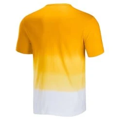 NFL X Darius Rucker Collection By Fanatics Men's Gold/White Los Angeles Chargers Dip Dye Pocket T-Shirt -Mitchell & Ness store DSCO1148305492 1853 ALT3