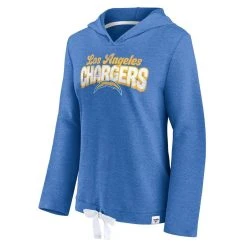 Fanatics Branded Women's Heather Powder Blue Los Angeles Chargers First Team Flowy Cropped Pullover Hoodie 8 Fanatics Branded Women's Heather Powder Blue Los Angeles Chargers First Team Flowy Cropped Pullover Hoodie -Mitchell & Ness store DSCO1148305837 1191 ALT2