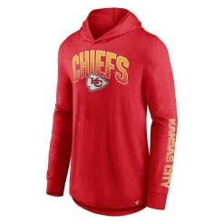 Fanatics Branded Men's Red Kansas City Chiefs Front Runner Pullover Hoodie -Mitchell & Ness store DSCO1148306156 2910 ALT2