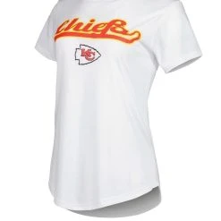 Women's Concepts Sport White/Charcoal Kansas City Chiefs Sonata T-Shirt & Leggings Sleep Set -Mitchell & Ness store DSCO1148307263 3550 ALT2