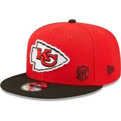 New Era Men's Red/Black Kansas City Chiefs Blackletter Arch 9FIFTY Snapback Hat