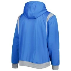 New Era Men's Powder Blue Los Angeles Chargers Combine Authentic Drop Back Full-Zip Hoodie -Mitchell & Ness store DSCO1148309111 1191 ALT3