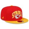 New Era X Staple Men's Red/Gold Kansas City Chiefs NFL X Collection 9FIFTY Snapback Adjustable Hat