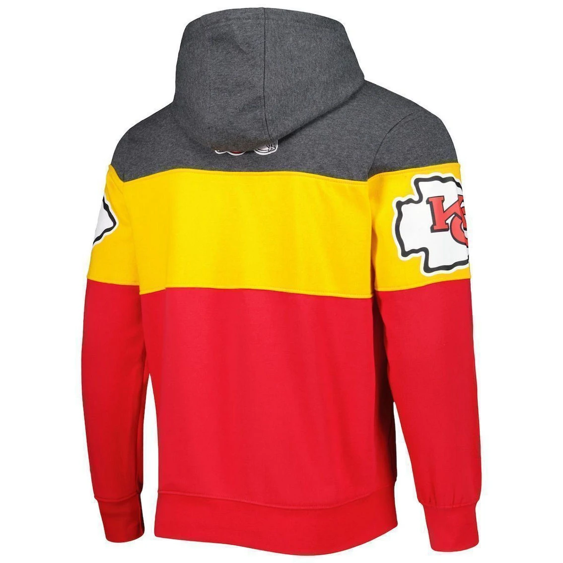 Men's Starter Heather Charcoal/Red Kansas City Chiefs Extreme Pullover Hoodie 6 Men's Starter Heather Charcoal/Red Kansas City Chiefs Extreme Pullover Hoodie - Image 4