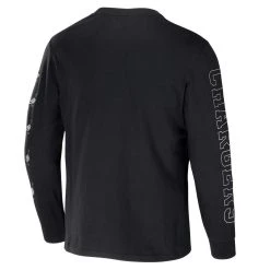 Staple Men's NFL X Black Los Angeles Chargers World Renowned Long Sleeve T-Shirt 9 Staple Men's NFL X Black Los Angeles Chargers World Renowned Long Sleeve T-Shirt -Mitchell & Ness store DSCO1148315263 1007 ALT3
