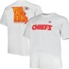Fanatics Branded Men's White Kansas City Chiefs Big & Tall Hometown Collection Hot Shot T-Shirt
