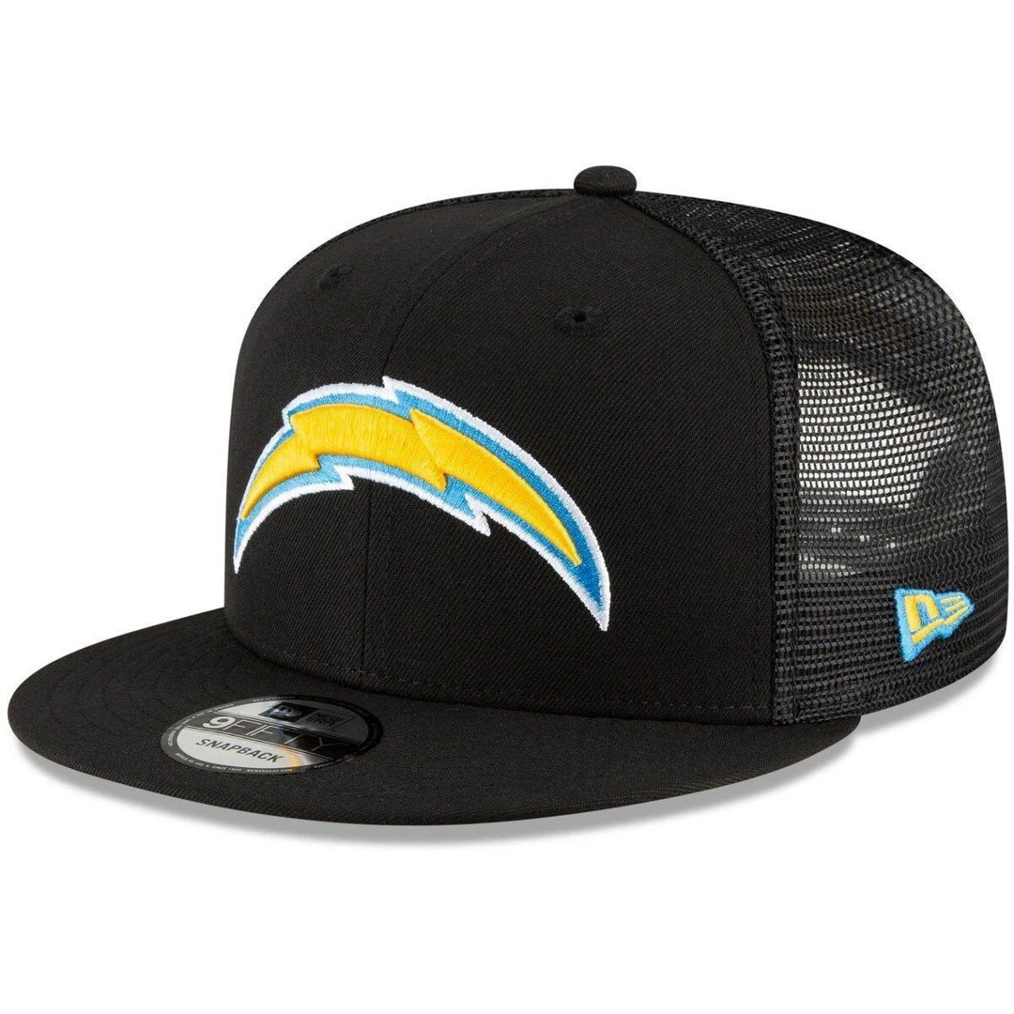 New Era Men's Black Los Angeles Chargers Shade Trucker 9FIFTY Snapback Hat 4 New Era Men's Black Los Angeles Chargers Shade Trucker 9FIFTY Snapback Hat - Image 2